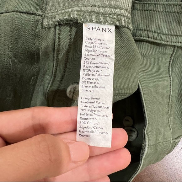 Spanx Stretch Twill Ankle Cargo Pants Size XL - Picture 5 of 6